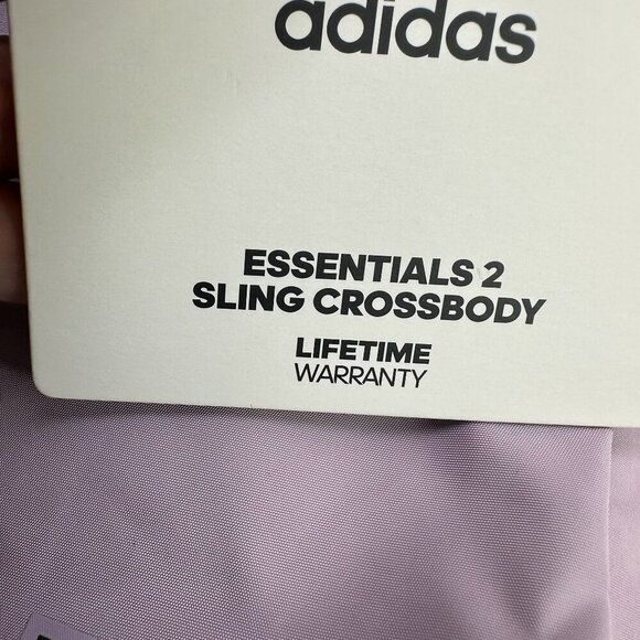 Adidas Essentials 2 Sling Crossbody Lavendar Bag - Picture 5 of 5
